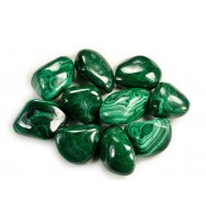 Hypnotic Gems Materials: 1/4 lb Bulk Tumbled Malachite Stones from Africa - Natural Polished Gemstone Supplies for Wicca, Reiki, and Energy Crystal HealingWholesale Lot