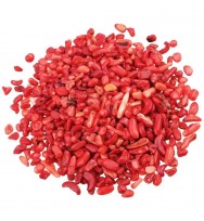 eGlomart 1 lb/Bag Red Coral Tumbled Chips, Small Stone Crushed Pieces Irregular Shaped Stones Healing Reiki Crystal-[About 460 gram]