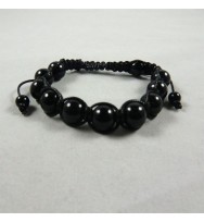 Black Rosary Prayer Bracelet