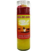 SCENTED COCKTAIL CANDLE LOVE HONEY – YELLOW & RED 