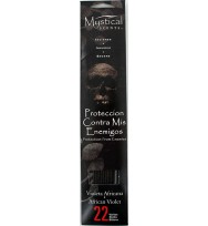 PROTECTION FROM ENEMIES INCENSE STICKS – AFRICAN VIOLET  22 Sticks Per Pack, 9″ (22.86cm) Long