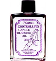 7 SISTERS CANDLE BLESSING OIL CONTROLLING  1oz (28.3ml)